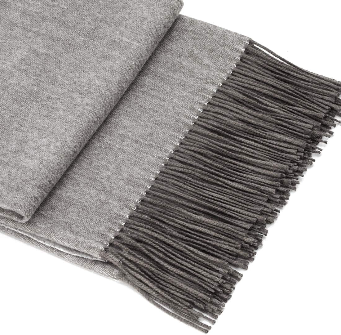 Bed Throws Wool Throw Blanket Grey Wool Blanket 70% Wool 30% Viscose Shawl Warp Twin Lightweight Throw Blanket for Bed Couch