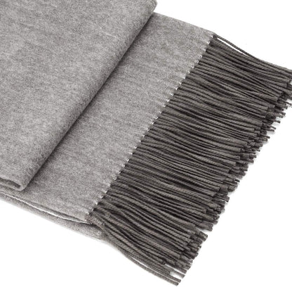 Bed Throws Wool Throw Blanket Grey Wool Blanket 70% Wool 30% Viscose Shawl Warp Twin Lightweight Throw Blanket for Bed Couch