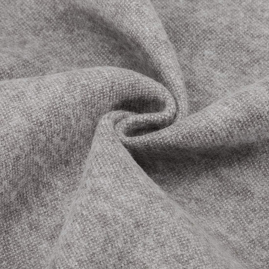 Bed Throws Wool Throw Blanket Grey Wool Blanket 70% Wool 30% Viscose Shawl Warp Twin Lightweight Throw Blanket for Bed Couch