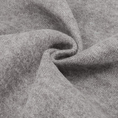 Bed Throws Wool Throw Blanket Grey Wool Blanket 70% Wool 30% Viscose Shawl Warp Twin Lightweight Throw Blanket for Bed Couch